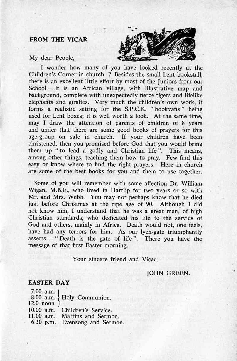 Parish Magazine page number 3 for Mar 1967