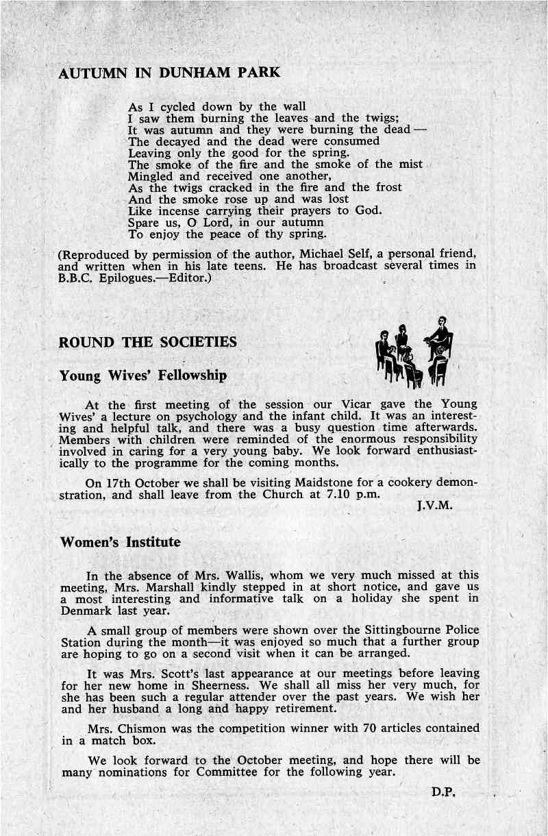 Parish Magazine page number 6 for Oct 1967