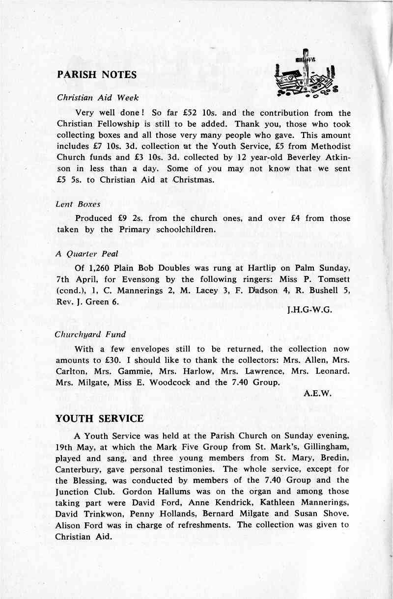 Parish Magazine page number 4 for Jun 1968