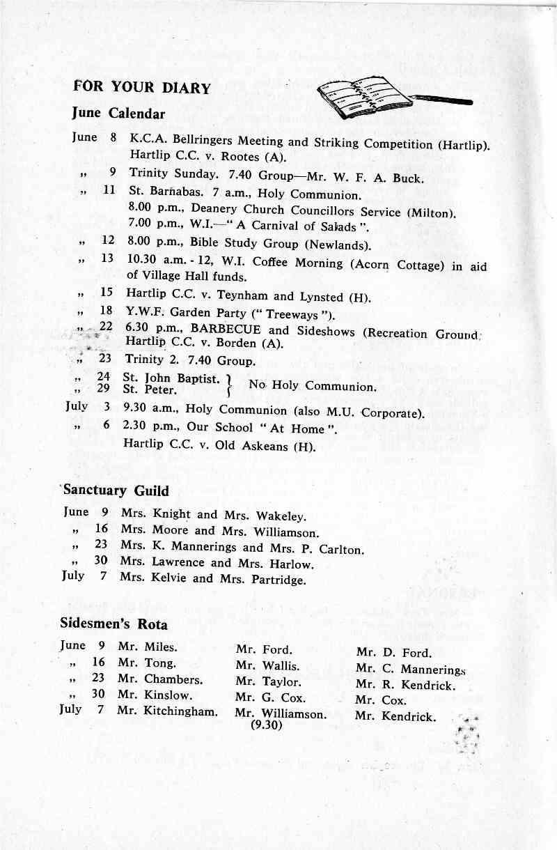 Parish Magazine page number 8 for Jun 1968