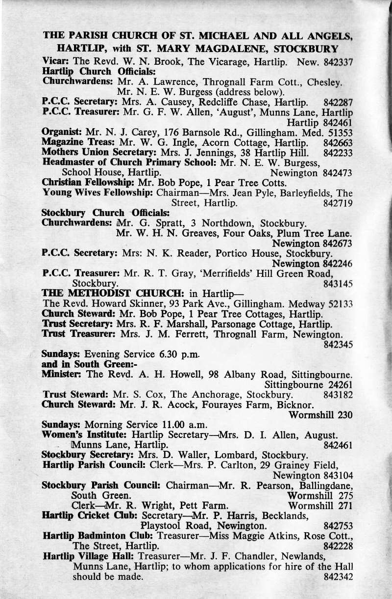 Parish Magazine page number 2 for Dec 1977